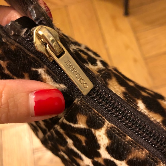 Jimmy Choo leopard calf skin booties! - Picture 8 of 8